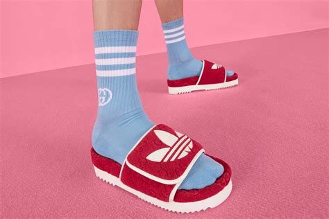 adidas gucci adilette|Adidas x Gucci men.